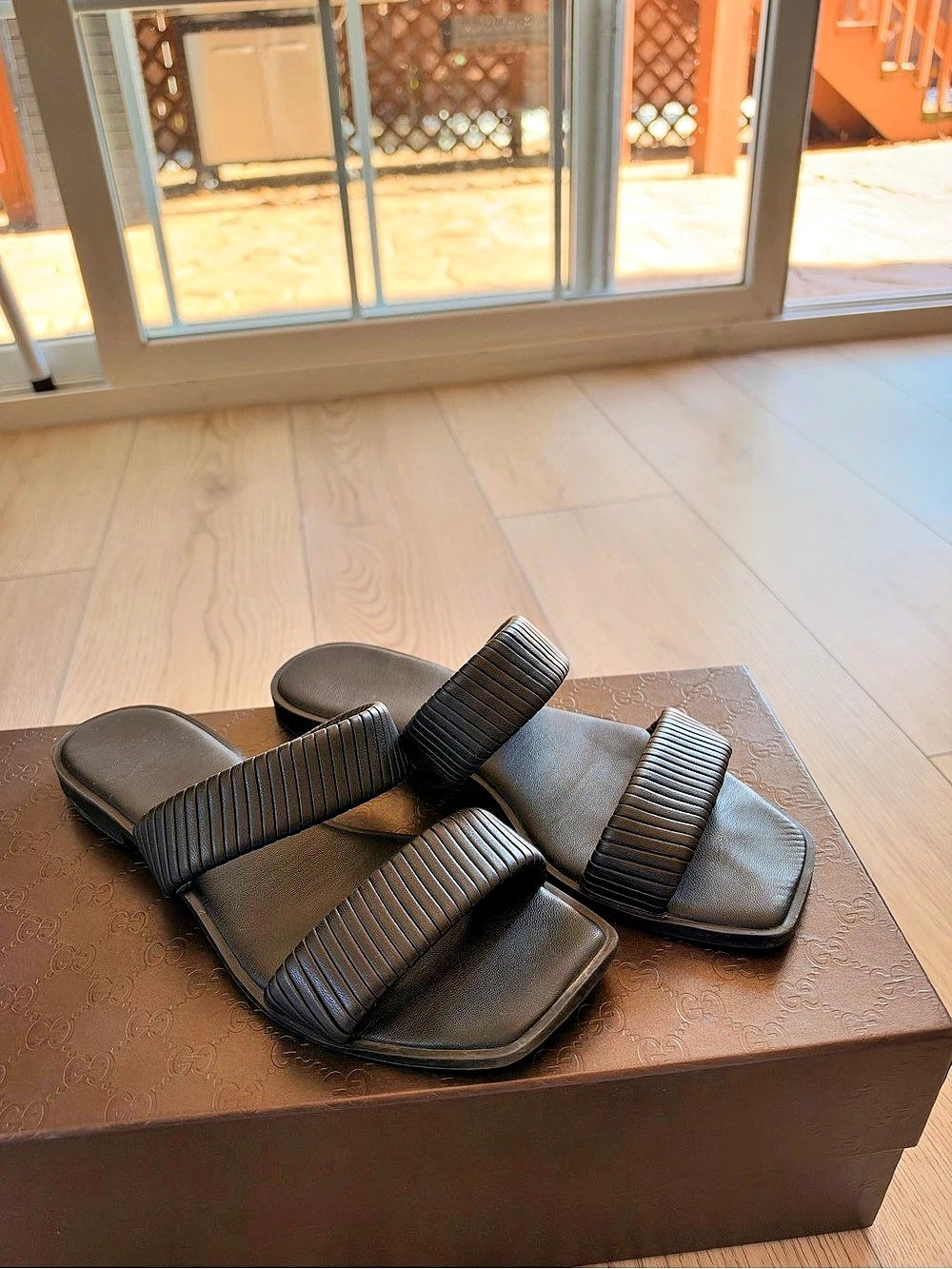 Dolce Vita Lester Slide Sandal Black Double Strap Sandals